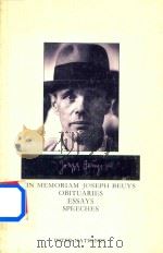 In Memoriam Joseph Beuys Obituaries Essays Speeches   1986  PDF电子版封面    Joseph Beuys 