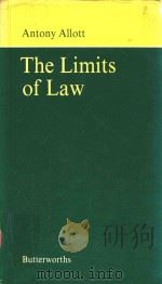 THE LIMITS OF LAW   1980  PDF电子版封面  0406552436  ANTONY ALLOTT 