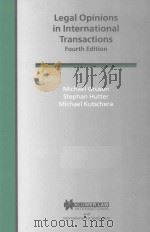 LEGAL OPINIONS IN INTERNATIONAL TRANSACTIONS（1997 PDF版）