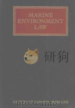 MARINE ENVIRONMENT LAW   1993  PDF电子版封面    JOHN H.BATES AND CHARLES BENSO 