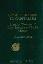 From Feudalism To Capitalism Marxian Theories Of Class Struggle And Social Change   1989  PDF电子版封面  01471066  Claudio J.Katz，Bernard K.Johnp 