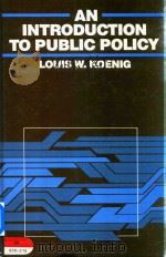 An Introduction To Pulic Policy   1986  PDF电子版封面  0134935608  Louis W.Koenig 