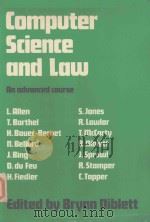 COMPUTER SCIENCE AND LAW   1980  PDF电子版封面  0521234514  BRYAN NIBLETT 