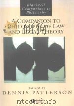 BLACKWELL COMPANIONS TO PHILOSOPHY A COMPANION TO PHILOSOPHY OF LAW AND LEGAL THEORY（1996 PDF版）
