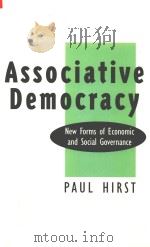 Associative Democracy New Forms Of Economic And Social Governance   1994  PDF电子版封面  074560952x  Paul Hirst 