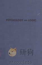 PSYCHOLOGY AND LOGIC VOLUME 1（1945 PDF版）