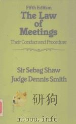 THE LAW OF MEETIONGS THEIR CONDUCT AND PROCEDURE THEIR CONDUCT AND PROCEDURE（1979 PDF版）