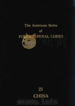 THE AMERICAN SERIES OF FOREIGN PENAL CODES   1966  PDF电子版封面     