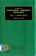 Advances in Introductional Comparative Management Volume 10   1995  PDF电子版封面  1559389168   