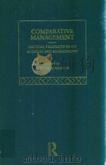 Comparative Management Critical Perspective on Business and management Volume III Asia-Pacific Manag（1996 PDF版）