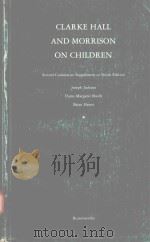 CLARKE HALL AND MORRISON ON CHILDREN SECOND CUMULATIVE SUPPLEMENT TO NINTH EDITION（1981 PDF版）