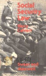SOCIAL SECURITY LAW     PDF电子版封面    HARRY CALVERT 