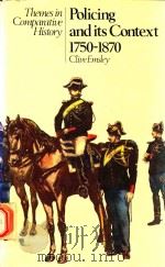 POLICING AND ITS CONTEXT 1750-1870（1983 PDF版）