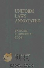 UNIFORM LAWS ANNOTATED   1977  PDF电子版封面     