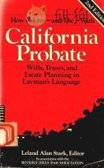CALIFORNIA PROBATE（1984 PDF版）