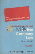 INDIAN COMPANY LAW   1988  PDF电子版封面    JEHANGIR M.J.SETHNA 