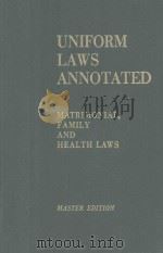 UNIFORM LAWS ANNOTATED（1979 PDF版）