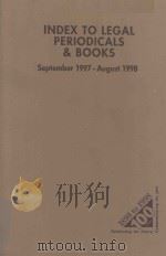 INDEX TO LEGAL PERIODICALS AND BOOKS  37（1998 PDF版）