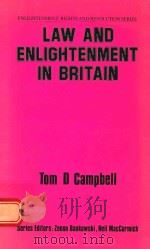 LAW AND ENLIGHTENMENT IN BRITAIN   1990  PDF电子版封面  9780080409214  TOM O CAMPBELL 