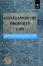 Contemporary Property Law   1999  PDF电子版封面  1840147474   