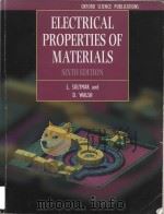 Electrical properties of materials   1998  PDF电子版封面  0198562721  L. Solymar ; D. Walsh 