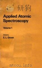 APPLIED ATOMIC SPECTROSCOPY VOLUME 1（1980 PDF版）