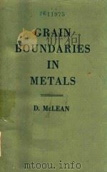 GRAIN BOUNDARIES IN METALS（1957 PDF版）