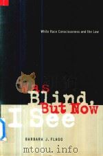 Was Blind But Now I See White Race Consciousness & the Law   1998  PDF电子版封面  0814726437  Barbara J.Flagg 