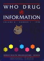 WHO DRUG INFORMATION VOLUME 6   1992  PDF电子版封面  9241401028   