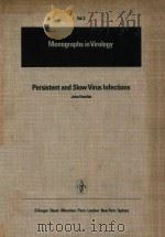 MONOGRAPHS IN VIROLOGY PERSISTENT AND SLOW VIRUS INFECTIONS（1971 PDF版）