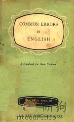 COMMON ERRORS IN ENGLISH（1965 PDF版）