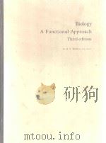 BIOLOGY A FUNCTIONAL APPROACH THIRD EDITION（1982 PDF版）