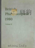 BRITISH PHARMACOPOEIA 1980 VOLUME 1I（1980 PDF版）