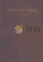 SCIECTIFIC TABLES（1971 PDF版）