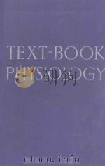 TEXT BOOK OF PHYSIOLOGY   1958  PDF电子版封面    K.M.BYKOV 