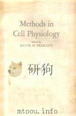 METHODS IN CELL PHYSIOLOGY VOLUME V   1972  PDF电子版封面    DAVID M.PRESCOTT 