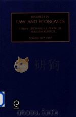 Research in Law and Economics Volume 18·1997（1997 PDF版）