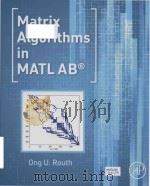 matrix algorithms in matlab     PDF电子版封面     
