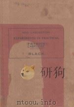 NEW LABORATORY EXPERIMENTS IN PRACTCIAL CHEMISTRY   1937  PDF电子版封面     