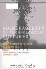 vulnerability in technological cultures new directions in research and governance     PDF电子版封面     