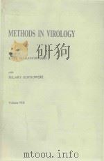 METHODS IN VIROLOGY VOLUME VIII（1984 PDF版）