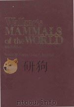 WALKER'S MAMMALS OF THE WORLD 4TH EDITION   1983  PDF电子版封面  0801825253  RONALD M.NOWAK.JOHN L.PARADISO 