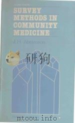 SURVEY METHODS IN COMMUNITY MEDICINE SECOND EDITION（1979 PDF版）