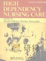 HIGH DEPENDENCY NURSING CARE（1985 PDF版）