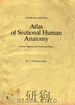 ATLAS OF SECTIONAL HUMAN ANATOMY FRONTAL SAGITTAL AND HORIZONTAL PLANES VOL.2（1983 PDF版）