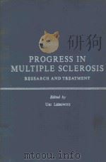 PROGRESS IN MULTIPLE SCLEROSIS RESEARCH AND TREATMENT（1972 PDF版）