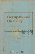 OCCUPATIONAL DISABILITY（1982 PDF版）