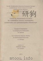 AUS DER MEDIZINISCHEN KLINIK DER UNIVERSITAT TUBINGEN   1975  PDF电子版封面    DR.W.DOLLE 