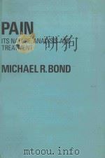 PAIN ITS NATURE ANALYSIS AND TREATMENT（1979 PDF版）
