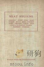 MEAT HYGIENE（1957 PDF版）